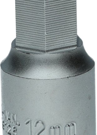 KS TOOLS Vaso con punta de servicio de aceite de 3/8" para tornillos con hexágono interior, 12 mm (150.9126)