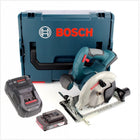 Bosch GKS 18 V-LI Professional 18 V 165 mm Akku Kreissäge mit L-Boxx, GAL 1880 Schnellladegerät und 1x GBA 2 Ah Akku - Toolbrothers