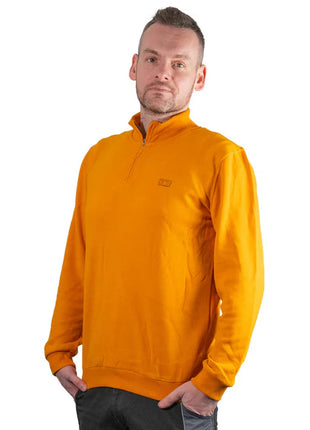 Toolbrothers Quarter-Zip Sweatshirt Casual Fit - AUTUMN COLLECTION Farbe Saffron Orange Größe M