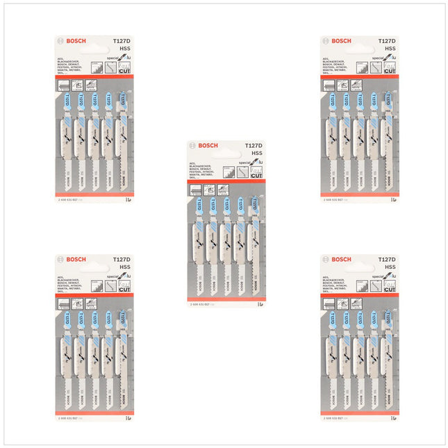 Bosch T 127 D Stichsägeblätter Special for Alu 25 Stk. 100 mm ( 2608631017 ) - Toolbrothers