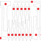 KS TOOLS Leere Schaumstoffeinlage zu 811.0021 ( 811.0021-97 ) - Toolbrothers