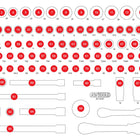 KS TOOLS Inserto in schiuma vuoto per 811.0101 ( 811.0101-97 )
