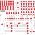 KS TOOLS Leere Schaumstoffeinlage zu 811.0156 ( 811.0156-97 )