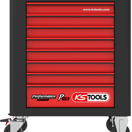 KS TOOLS Serie carrello da officina Performanceplus P15 con 338 utensili per 6 cassetti ( 815.6338 )