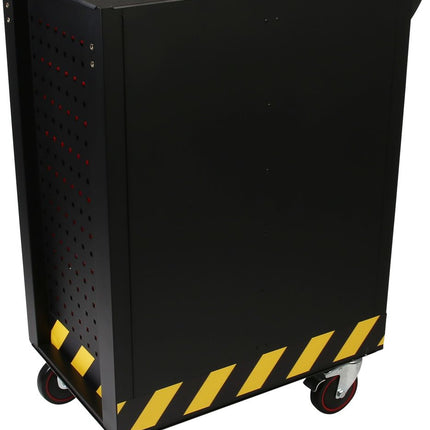 KS TOOLS ECOline SCHWARZ/ROT/GELB Werkstattwagen mit 7 Schubladen ( 897.1007 )