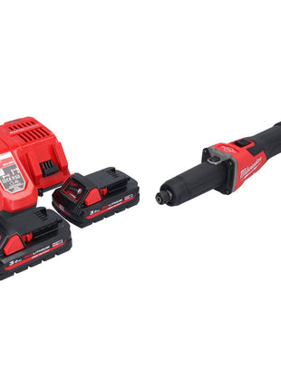 Milwaukee M18 FDGRB-302 Akku Geradschleifer 18 V 50 mm Brushless + 2x Akku 3,0 Ah + Ladegerät - Toolbrothers