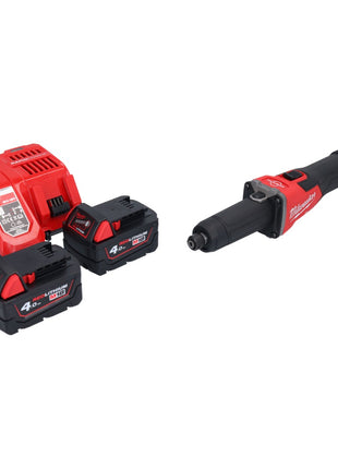 Meuleuse droite à batterie Milwaukee M18 FDGRB-402 18 V 50 mm sans balais + 2x batteries 4,0 Ah + chargeur