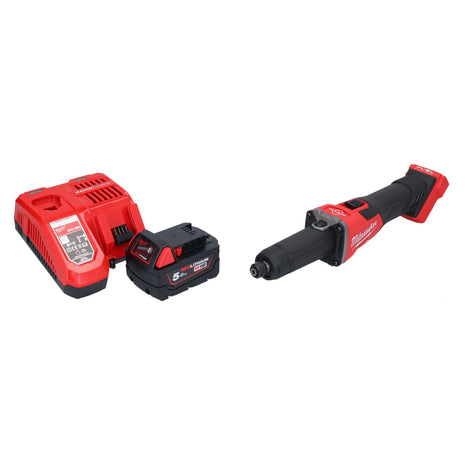 Milwaukee M18 FDGRB-501 Akku Geradschleifer 18 V 50 mm Brushless + 1x Akku 5,0 Ah + Ladegerät - Toolbrothers