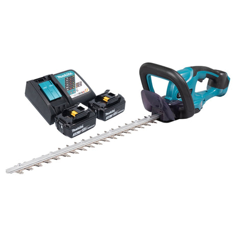 Makita DUH 507 RF2 batterie taille-haie 18 V 50 cm + 2x batterie 3,0 Ah + chargeur