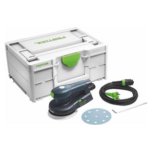 Festool ETS EC 125/3 EQ-Plus Levigatrice eccentrica 400 W 125 mm Senza spazzole ( 576341 ) + Systainer