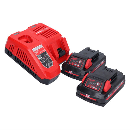 Milwaukee M18 BQSS-302 Akku Schwingschleifer 18 V 113 x 104 mm Brushless + 2x Akku 3,0 Ah + Ladegerät - Toolbrothers