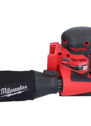 Milwaukee M18 BQSS-401 akumulatorowa szlifierka oscylacyjna 18 V 113 x 104 mm bezszczotkowa + 1x akumulator 4,0 Ah + ładowarka