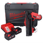 Milwaukee M18 FN16GA-402X Gwoździarka akumulatorowa 18 V 32 - 64 mm bezszczotkowa + 2x akumulator 4,0 Ah + ładowarka + pudełko HD