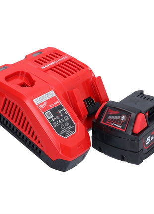 Milwaukee M18 FROP15-501X Akku Exzenter Polierer 18 V 125 mm + 1x Akku 5,0 Ah + Ladegerät + HD Box - Toolbrothers