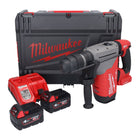 Martillo combinado a batería Milwaukee M18 ONEFHPX-402X 18 V 5,0 J sin escobillas + 2x baterías 4,0 Ah + cargador + caja HD