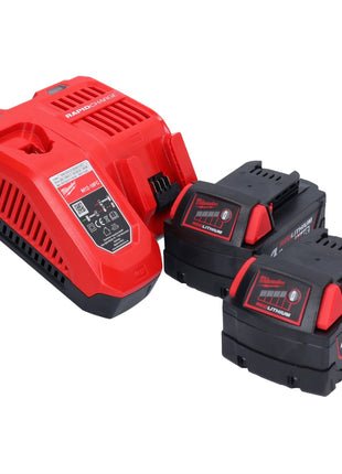 Martillo combinado a batería Milwaukee M18 ONEFHPX-402X 18 V 5,0 J sin escobillas + 2x baterías 4,0 Ah + cargador + caja HD