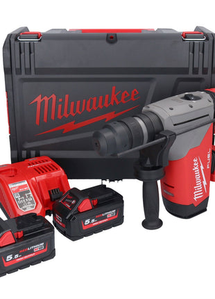 Milwaukee M18 ONEFHPX-552X Akumulatorowy młot udarowo-obrotowy 18 V 5,0 J bezszczotkowy ( 4933478496 ) + 2x akumulator 5,5 Ah + ładowarka + skrzynka HD