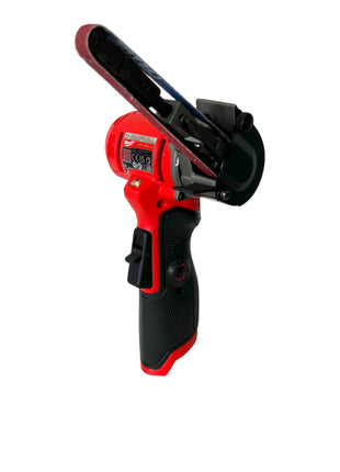 Lima de banda de batería Milwaukee M12 FBFL10-251 12 V 10 x 330 mm + 1x batería 2,5 Ah + cargador