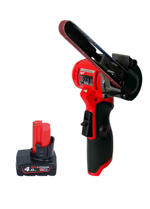 Milwaukee M12 FBFL10-401 Akku Bandfeile 12 V 10 x 330 mm + 1x Akku 4,0 Ah - ohne Ladegerät