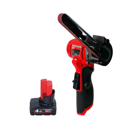 Milwaukee M12 FBFL10-401 Akumulatorowy pilnik taśmowy 12 V 10 x 330 mm + 1x akumulator 4,0 Ah - bez ładowarki