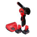 Milwaukee M12 FBFL10 602 Akku Bandfeile 12 V 10 x 330 mm 2x Akku 6 0 Ah Ladegeraet 0 - toolbrothers