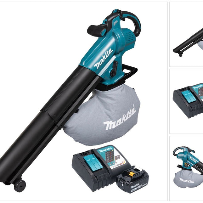 Soffiatore e aspirapolvere a batteria Makita DUB 187 RF 18 V Brushless + 1x batteria 3,0 Ah + caricabatterie