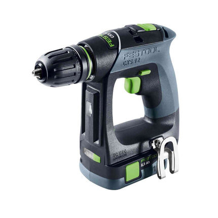 Festool CXS 12 2,5-Plus Akku Bohrschrauber 12 V 30 Nm Brushless ( 576864 ) + 2x Akku 2,5 Ah + Ladegerät + Systainer