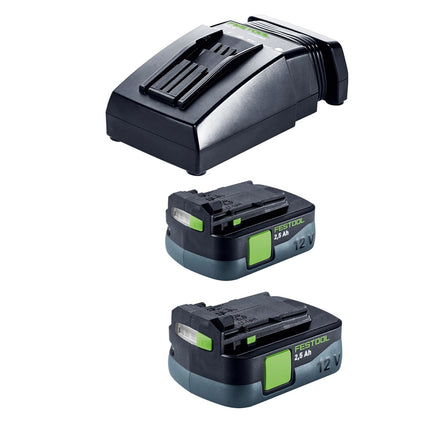 Trapano avvitatore a batteria Festool TXS 12 2.5-Plus 12 V 30 Nm senza spazzole ( 576873 ) + 2x batteria ricaricabile 2,5 Ah + caricatore + systainer