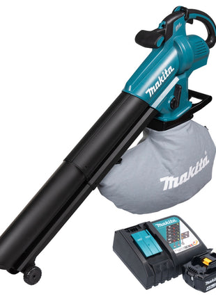 Makita DUB 187 RM Akku Laubbläser und Laubsauger 18 V Brushless + 1x Akku 4,0 Ah + Ladegerät