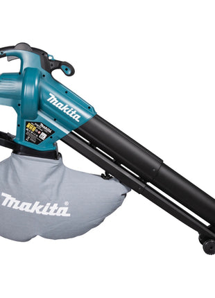 Soplador y aspirador de hojas a batería Makita DUB 187 RM2 18 V sin escobillas + 2x baterías 4,0 Ah + cargador