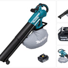Makita DUB 187 T Soffiatore e aspirafoglie a batteria 18 V Brushless + 1x batteria 5,0 Ah - senza caricabatterie
