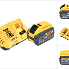 DeWalt DCB 118 Y1 Batteria di avviamento 18 V / 54 V 1x XR FLEXVOLT 12 Ah + caricatore
