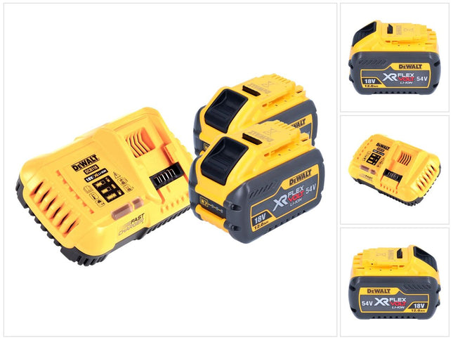 DeWalt DCB 118 Y2 Set iniziale con batteria 18 V / 54 V 2x batteria XR FLEXVOLT 12 Ah + caricabatteria