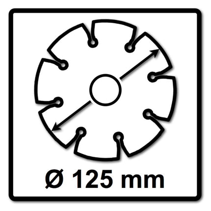 Bosch Standard per disco diamantato universale 125 x 22,23 mm 2 pezzi ( 2x 2608615059 ) per calcestruzzo, acciaio-calcestruzzo, mattoni, calce e arenaria