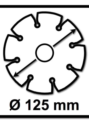 Bosch Standard for Universal Disques à tronçonner diamantés 125 x 22,23 mm 20 pces ( 20x 2608615060 ) pour béton, acier-béton, brique, calcaire et sable-pierre