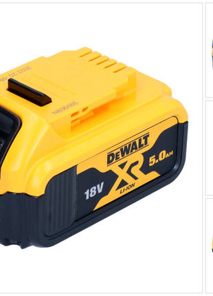 Gebraucht DeWalt DCB 184 Akkupack 18 V 5 0 Ah 5000 mAh XR Li Ion Akku mit Ladestandanzeige 1 - toolbrothers