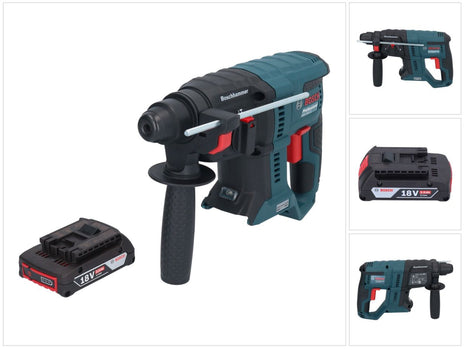 Bosch GBH 18V-21 Professional 18 V 2,0 J SDS plus Brushless trapano a percussione a batteria + 1x batteria 2,0 Ah - senza caricabatterie