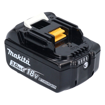 Kit di batterie Makita 5x BL 1830 B 18 V 3,0 Ah / 3000 mAh Li-Ion ( 5x 197599-5 ) con display LED - originale, non copiato