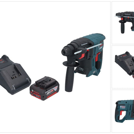 Bosch GBH 18V-21 Professional Akku Bohrhammer 18 V 2,0 J SDS plus Brushless + 1x Akku 5,0 Ah + Ladegerät