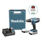 Makita DF 488 D002 taladro atornillador inalámbrico 18 V 42 Nm serie G + 2x baterías 1,5 Ah + cargador + maletín