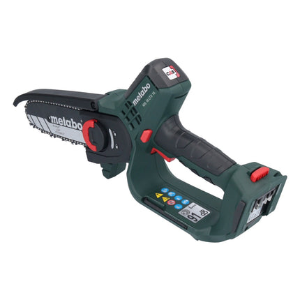 Metabo MS 18 LTX 15 Motosega a batteria 18 V 15 cm 5 m/s Solo ( 600856850 ) - senza batteria, senza caricabatterie