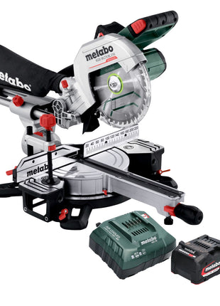 Metabo KGS 18 LTX BL 216 Akku Kappsäge 18 V 216 mm Brushless ( 614216920 ) + 1x Akku 4,0 Ah + Ladegerät