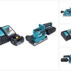 Levigatrice orbitale a batteria Makita DBO 382 RF1 18 V 93 x 185 mm brushless + 1x batteria ricaricabile 3,0 Ah + caricabatteria