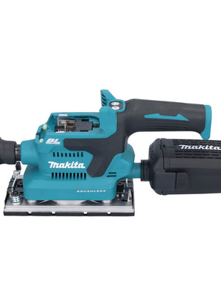 Makita DBO 382 RF Akku Schwingschleifer 18 V 93 x 185 mm Brushless + 2x Akku 3,0 Ah + Ladegerät