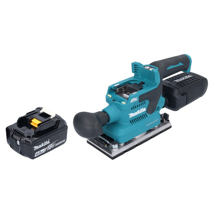 Levigatrice orbitale a batteria Makita DBO 382 M1 18 V 93 x 185 mm brushless + 1x batteria ricaricabile 4,0 Ah - senza caricabatterie