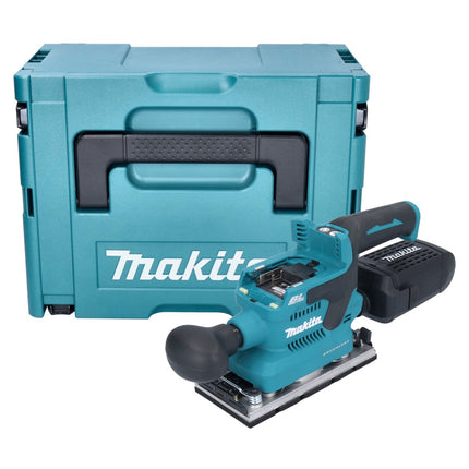 Makita DBO 382 ZJ Levigatrice orbitale a batteria 18 V 93 x 185 mm brushless + Makpac - senza batteria, senza caricabatterie