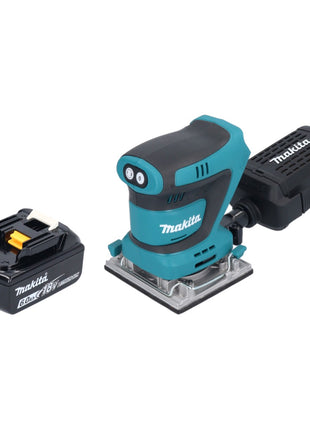 Makita DBO 484 G1 Akku Schwingschleifer 18 V 112 x 102 mm + 1x Akku 6,0 Ah - ohne Ladegerät