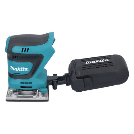 Makita DBO 484 RFJ levigatrice orbitale a batteria 18 V 112 x 102 mm + 2x batteria 3,0 Ah + caricabatterie + Makpac