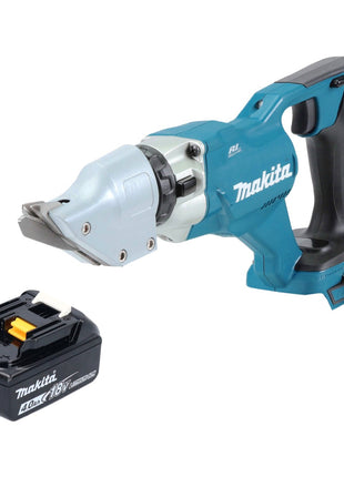 Makita DJS 200 M1 Akku Blechschere 18 V 2,0 mm Brushless + 1x Akku 4,0 Ah - ohne Ladegerät