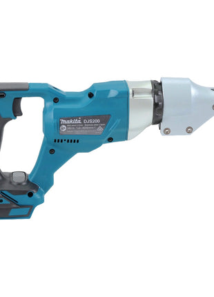 Makita DJS 200 RM Cisaille à tôle sans fil 18 V 2,0 mm Brushless + 2x batterie 4,0 Ah + chargeur